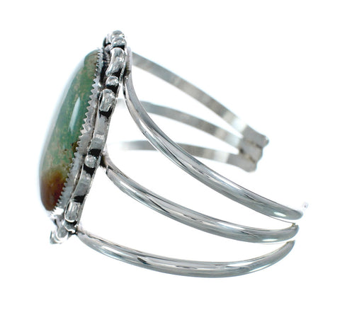 Native American Navajo Sterling Silver Turquoise Cuff Bracelet TX10310